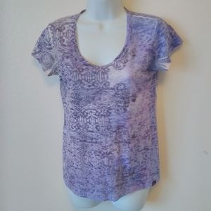 Prana women's Multicolor Graphic V-neck size M